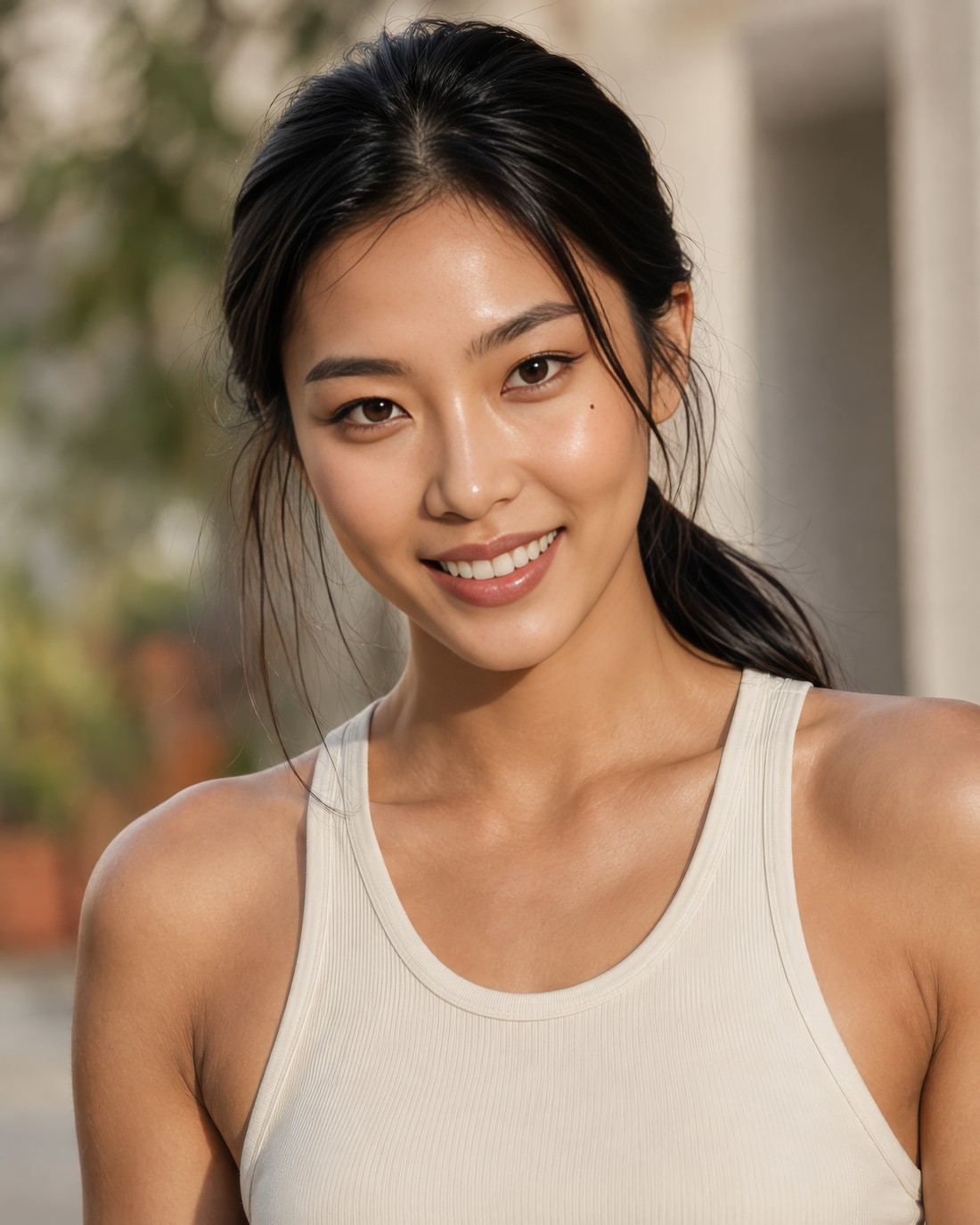 Jiah Moon, smiling